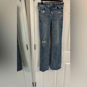 Distressed Blue Women's Jeans
